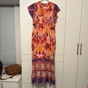 Anthropologie Maeve Cassandra Maxi Dress Medium